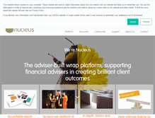 Tablet Screenshot of nucleusfinancial.com