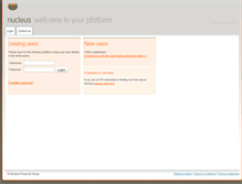 Tablet Screenshot of nucleusfinancial.net